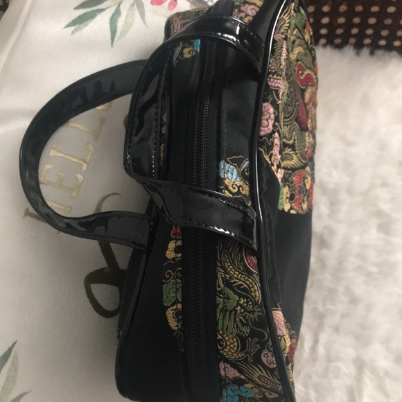 Betsy Johnson small hand held Embroidered type bag - Picture 5 of 11